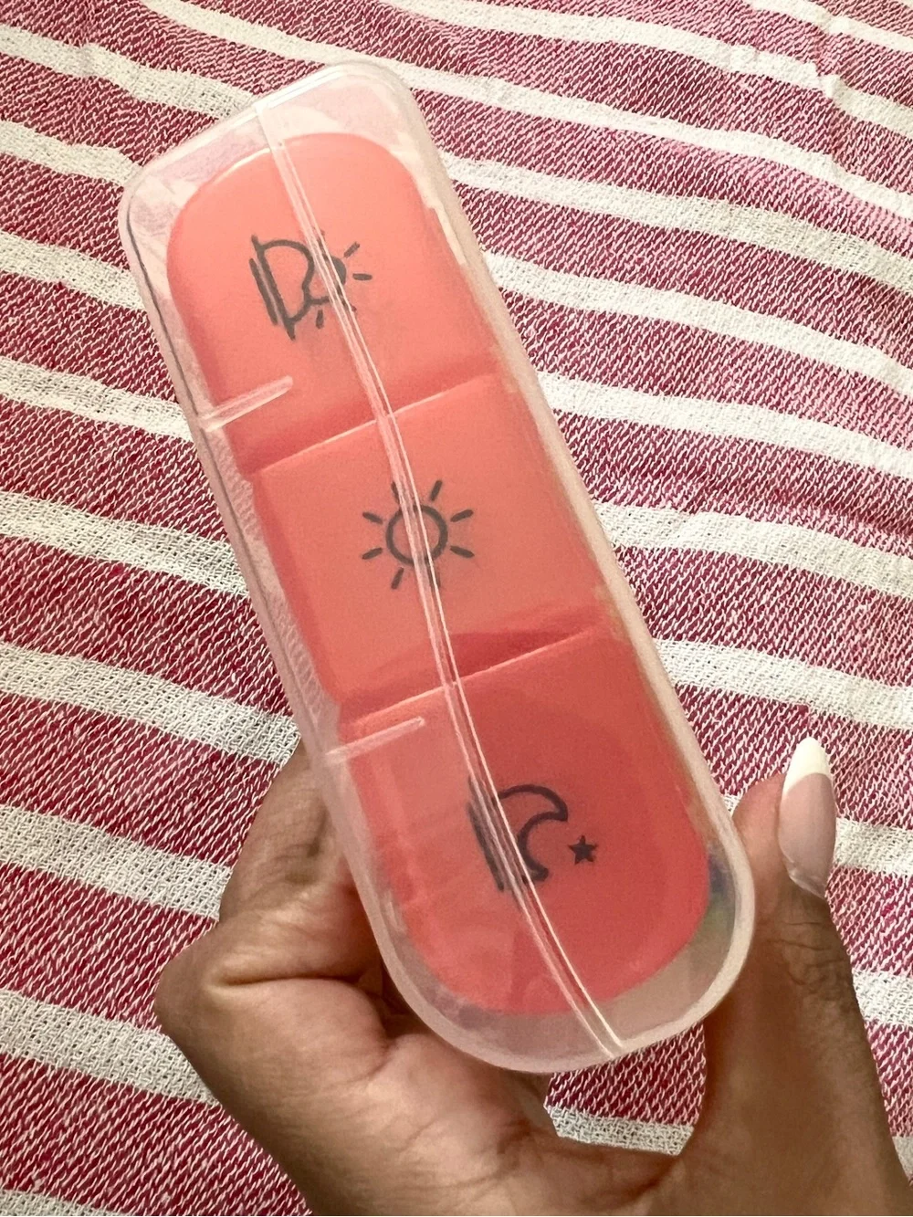 Weekly Rainbow Pill Organizer - Multicolor